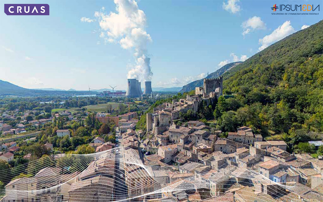 Ecran LED multimédia double face de 6m²