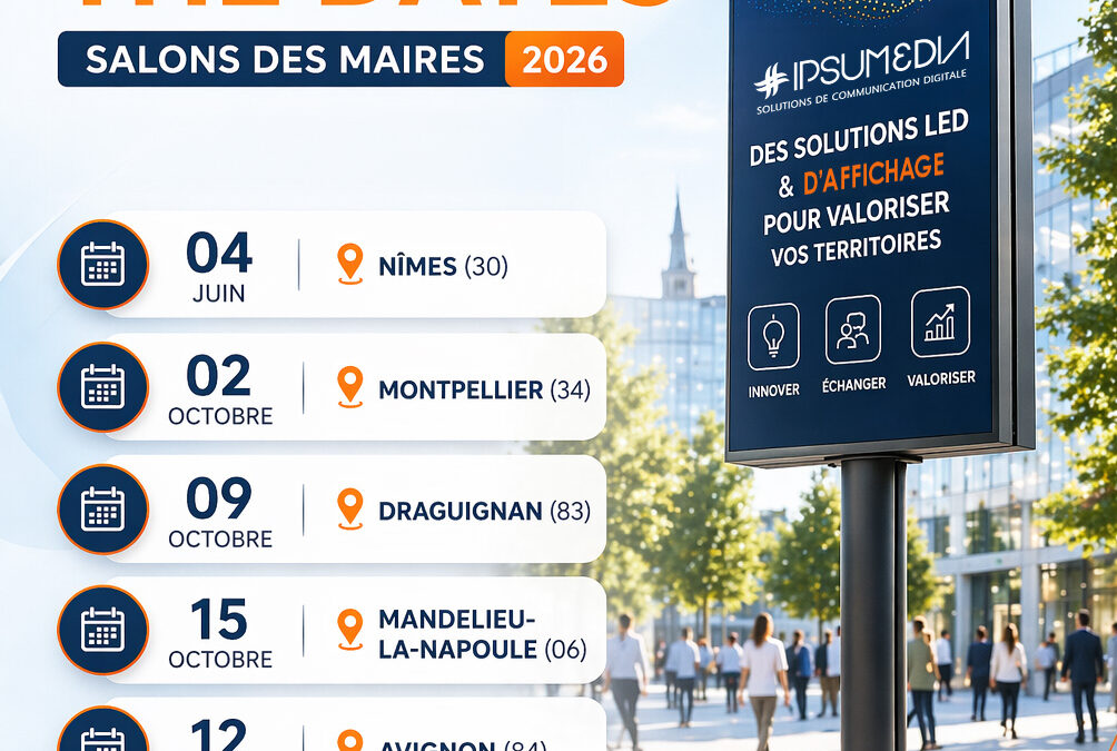 Save the dates – Salons des Maires 2026 !